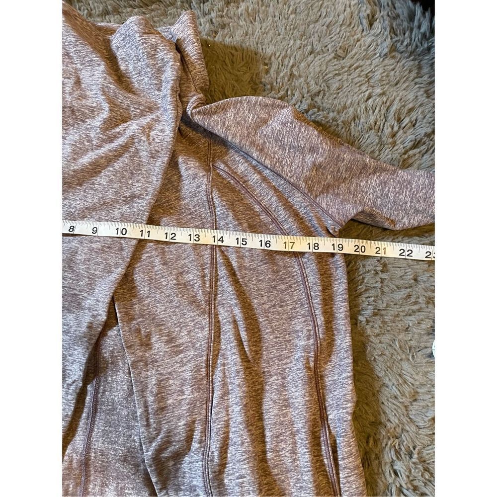 Lululemon Rulu Rally Wrap LS Size 4 Heathered Graphite Puple - Picture 5 of 6